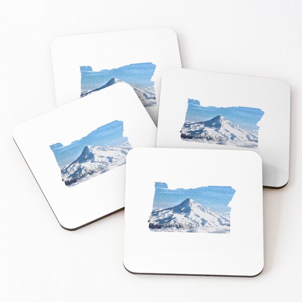 Item preview, Mount Hood Oregon State Shape View Artwork  designed and sold by CDWR Adventures.