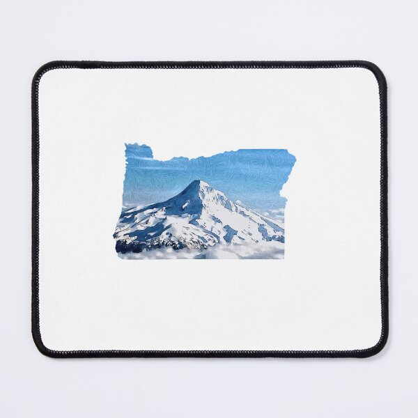 Item preview, Mount Hood Oregon State Shape View Artwork designed and sold by CDWR Adventures.