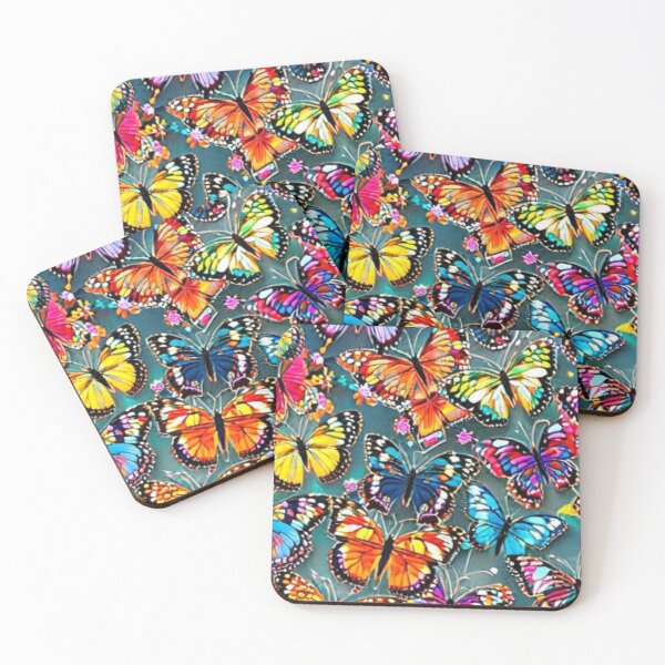 Item preview, Fluttering Jewels: A Collection of Vibrant Butterflies designed and sold by ZenOfAIarts.