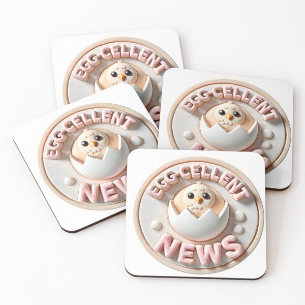 Item preview, Egg-Cellent News Baby Announcement - Charming Chick Design designed and sold by StyLeHi.