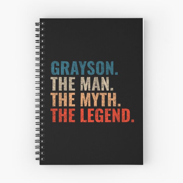 Item preview, Grayson The Man The Myth The legend Grayson Name Retro 70s distress designed and sold by Teelogic.