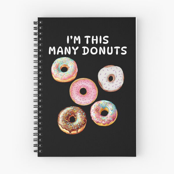 Item preview, I'm This Many Donuts Funny Doughnut Fitness Sayings designed and sold by Easyas.