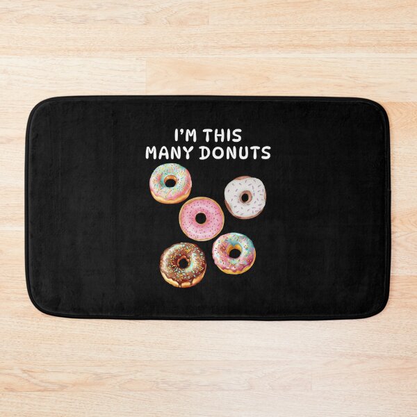 Item preview, I'm This Many Donuts Funny Doughnut Fitness Sayings designed and sold by Easyas.