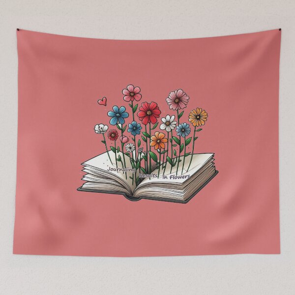 Item preview, Flowers Colorful from Book Journaling results in Flowers designed and sold by Nanthanon.