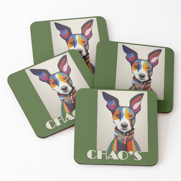 Item preview, Abstract dog in colorful chao's 04 designed and sold by Museum Of Non-Existing Art.