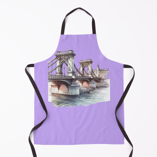 Item preview, Paris Leopold Sedar Senghor Bridge Sketch , designed and sold by PaintMeWorld.