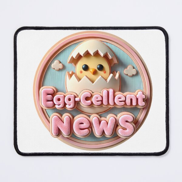 Item preview, Egg-Cellent News Baby Announcement - Charming Chick Design designed and sold by StyLeHi.
