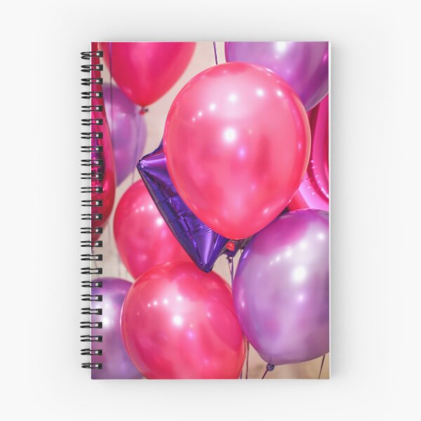 Item preview, Close up pink and purple balloons designed and sold by alexvioletart.