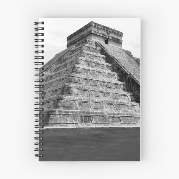 Item preview, Black and White Aztec Tlachihualtepetl Pyramid designed and sold by Bunmigraphics .