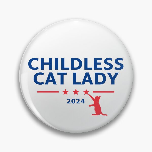 Item preview, Childless Cat Lady 2024 Kamala Harris designed and sold by brizodesign.