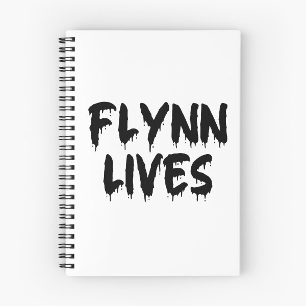 Item preview, BLACK ON WHITE FLYNN LIVES BLOOD DRIP designed and sold by RomeArtCo.