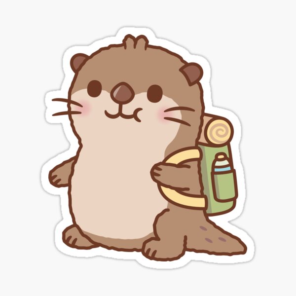 Artikel-Vorschau von Süßer Otter geht wandern, designt und verkauft von rustydoodle.