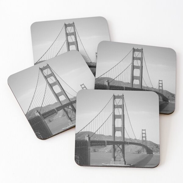Item preview, Black and White Golden Gate Bridge designed and sold by Bunmigraphics .