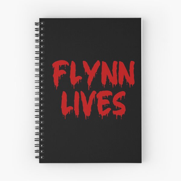 Item preview, RED ON BLACK FLYNN LIVES BLOOD DRIP designed and sold by RomeArtCo.
