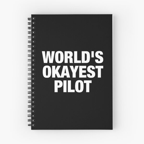 Item preview, World's Okayest Pilot designed and sold by viunziameriza.
