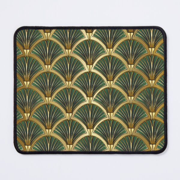 Item preview, Art Deco deep green motif  designed and sold by ClarkChrisComic.