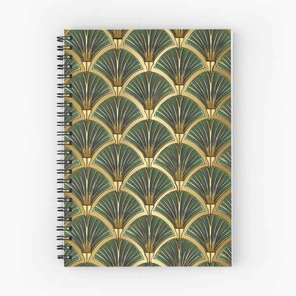 Item preview, Art Deco deep green motif  designed and sold by ClarkChrisComic.