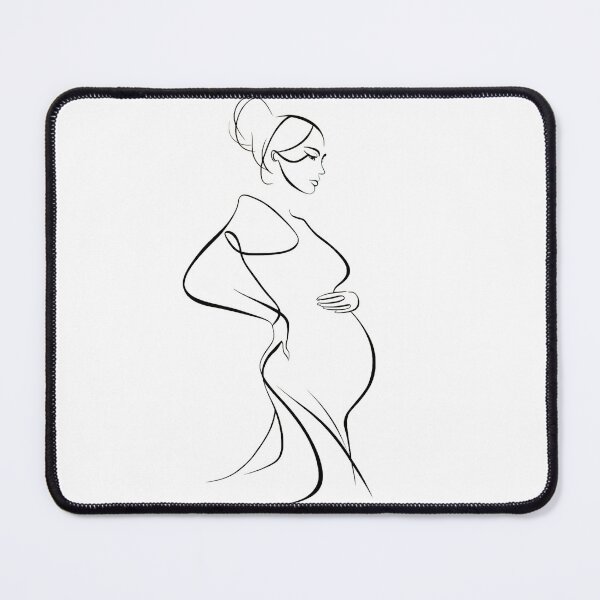 Item preview, Pregnant woman silhouette designed and sold by Dilwish5.
