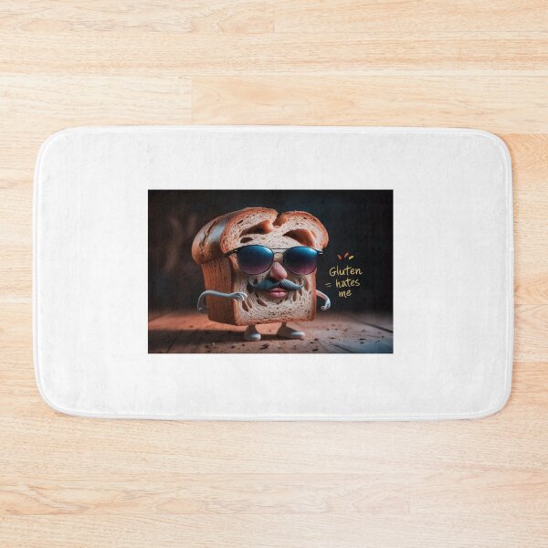 Item preview, Gluten Hates Me - Funny Gluten-Free Awareness Design designed and sold by Colorful-Garden.