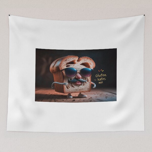 Item preview, Gluten Hates Me - Funny Gluten-Free Awareness Design designed and sold by Colorful-Garden.