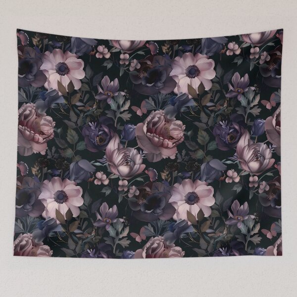 Item preview,  Dark Academia Aesthetic Vintage  Floral Pattern designed and sold by EternalScholar.