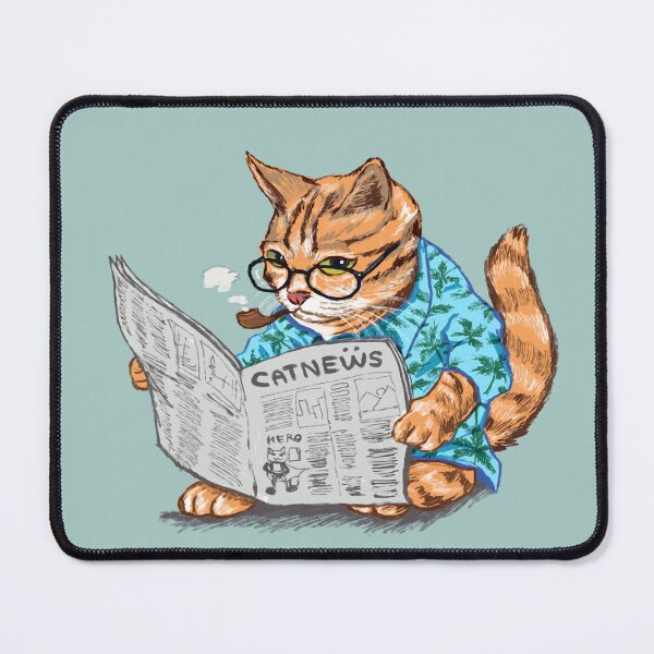 Item preview, Newspaper Cat designed and sold by tummeow.