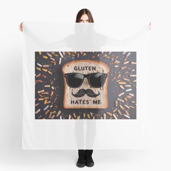 Artikel-Vorschau von Gluten hasst mich - Lustiges Design zur Sensibilisierung für glutenfreie Lebensmittel, designt und verkauft von Colorful-Garden.