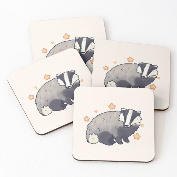 Item preview, badger with stars  designed and sold by Artofmayara.