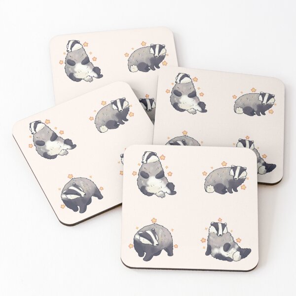 Item preview, Cute badger art pack  designed and sold by Artofmayara.