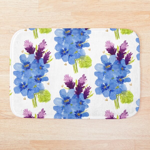 Item preview, Simple Posy Blue Flowers designed and sold by Jaana Day.