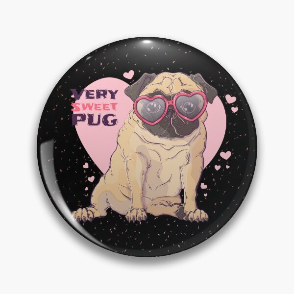 Item preview, Very sweet pug designed and sold by DecoVibe.