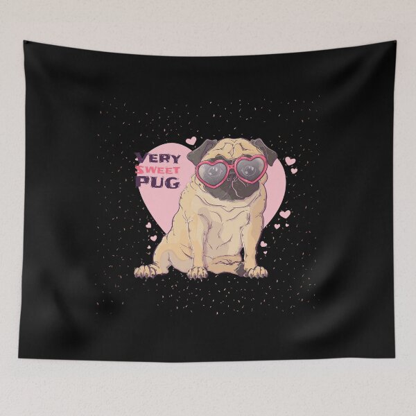Item preview, Very sweet pug designed and sold by DecoVibe.