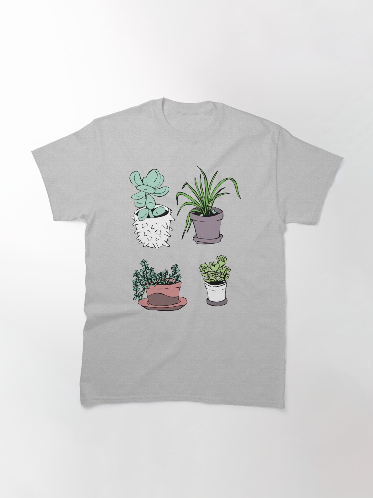 Alternate view of Succulents, Potted Plants Classic T-Shirt