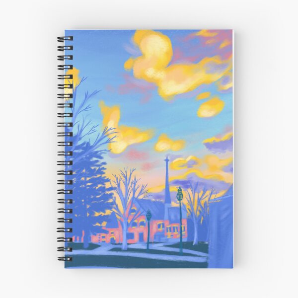 Item preview, Higher Life (sunset at Hope College in autumn) designed and sold by Rachel DeBat.