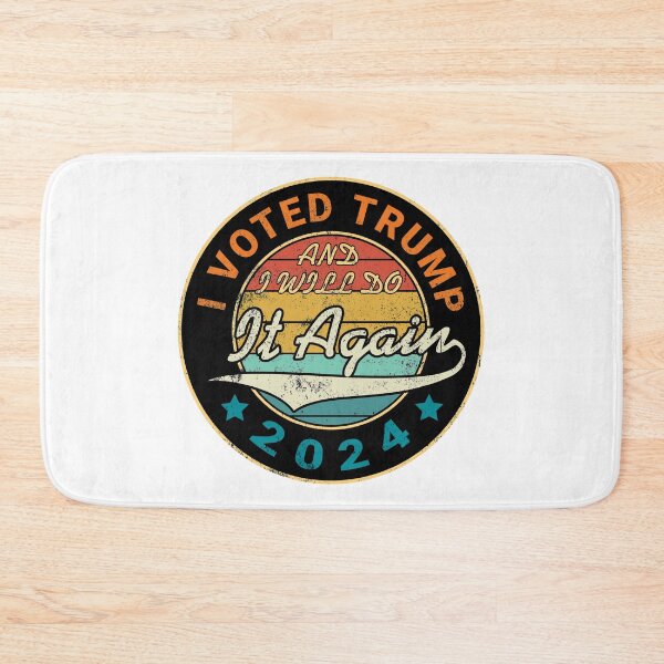 Item preview, I VOTED TRUMP AND I WILL DO IT AGAIN 2024 T-shirt, sticker and Pin Buttons  designed and sold by Billium Halder.