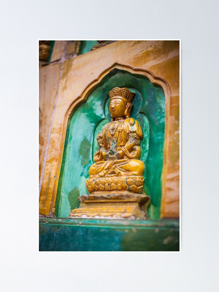 small buddha poster by alexvioletart redbubble