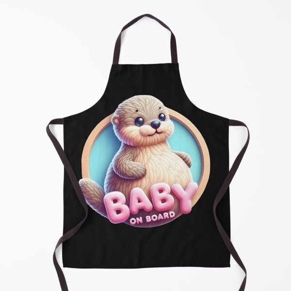 Item preview, Baby on Board Announcement - Adorable Otter Themed Baby Announcement designed and sold by StyLeHi.