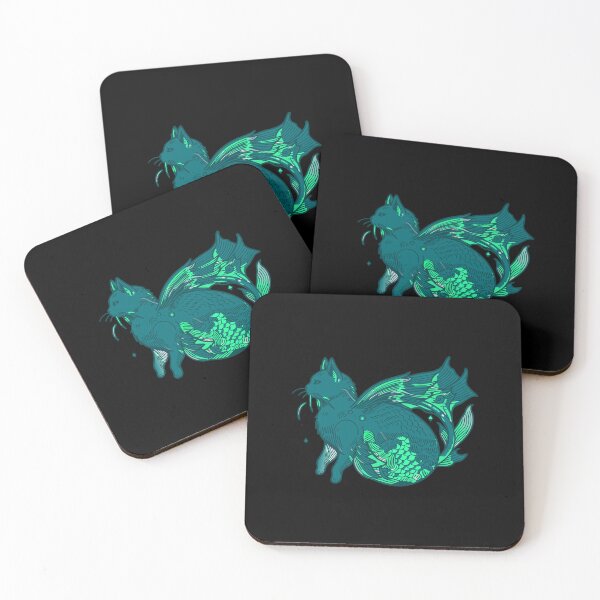 Item preview, Swamp Cat, Green Scale Kitten Fish designed and sold by cutenesss.