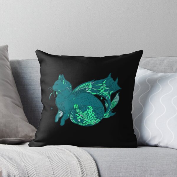 Item preview, Swamp Cat, Green Scale Kitten Fish designed and sold by cutenesss.