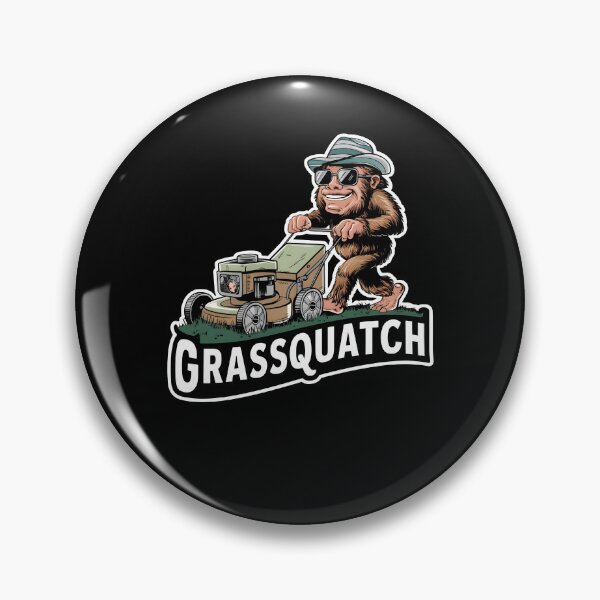 Item preview, Funny Lawn Mower Bigfoot Grassquatch Lawn Mowing Gardening designed and sold by MTRBSK11.
