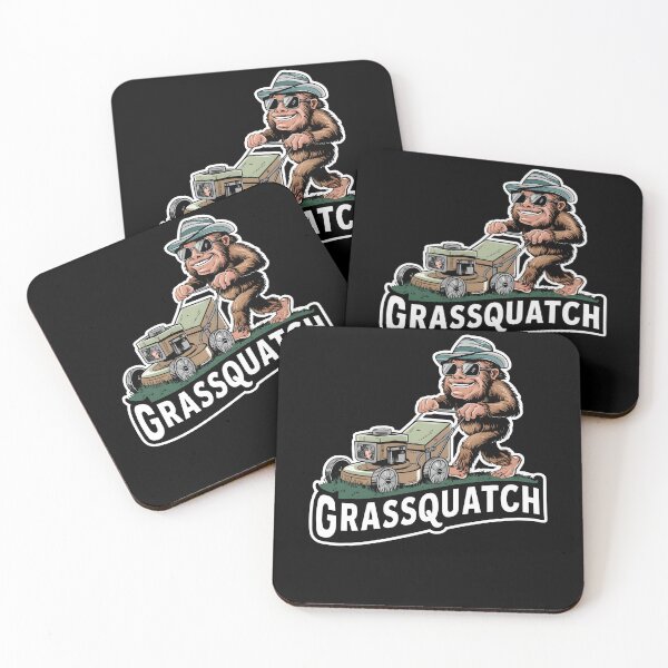 Item preview, Funny Lawn Mower Bigfoot Grassquatch Lawn Mowing Gardening designed and sold by MTRBSK11.