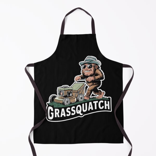 Item preview, Funny Lawn Mower Bigfoot Grassquatch Lawn Mowing Gardening designed and sold by MTRBSK11.