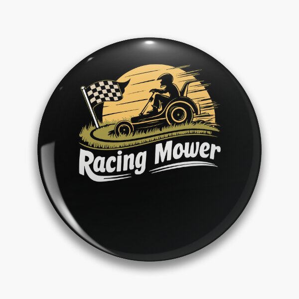 Item preview, Funny Lawn Mower Racing Lawn Mowing Gardener Racing Vintage designed and sold by MTRBSK11.