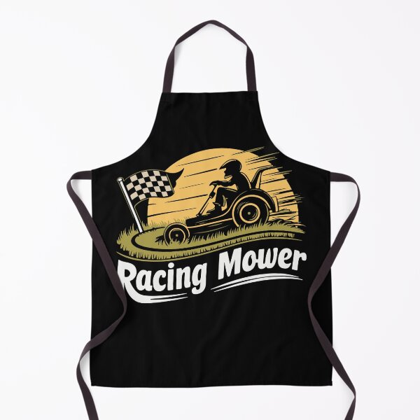 Item preview, Funny Lawn Mower Racing Lawn Mowing Gardener Racing Vintage designed and sold by MTRBSK11.
