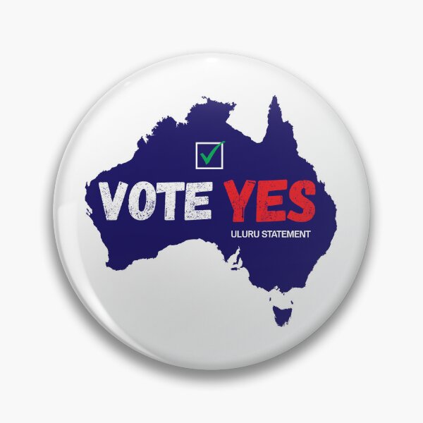 Item preview, Vote Yes - Uluru Statement on Australia Map- Graphic design designed and sold by PrintChics.