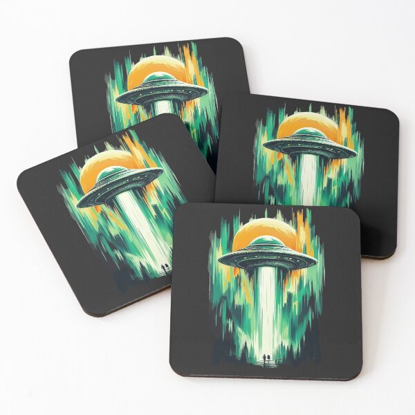 Item preview, Ufo's Are Real Paint Style Green designed and sold by CaptinUAP.