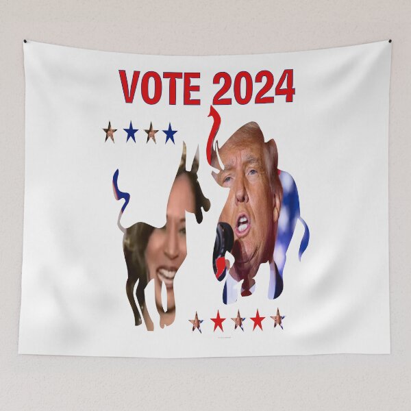 Item preview, Vote Harris, Vote Trump 2024 designed and sold by kristalcurt.