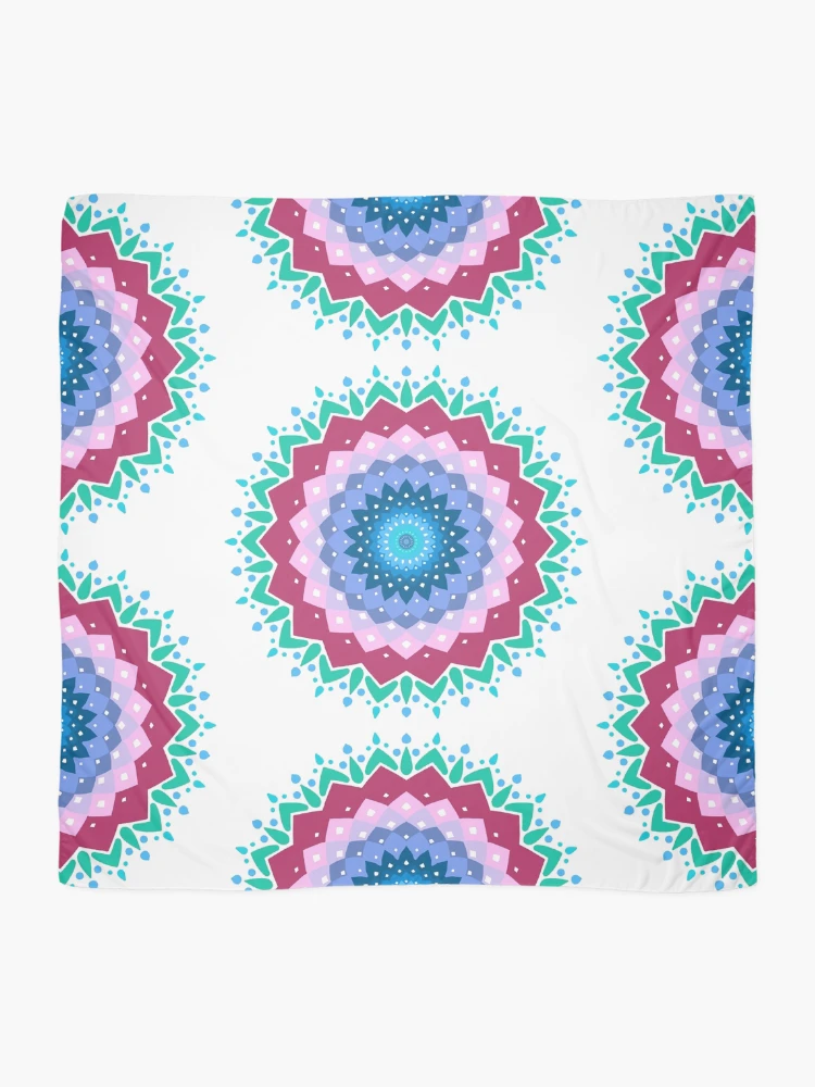 Thumbnail 2 of 3, Scarf, Mandala Pattern designed and sold by Rudravi.