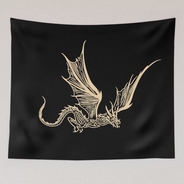 Item preview, Fantasy Fire Dragon Flying designed and sold by ArtemMKV.