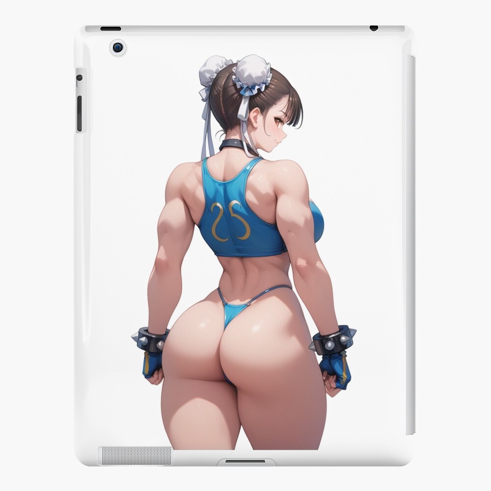 Pegatina con la obra «Chun-Li en Tanga» de ArtPGFinds | Redbubble